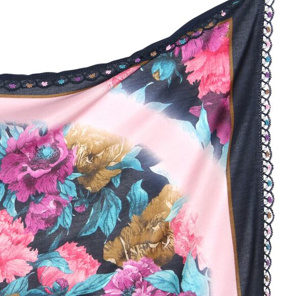 Tulbent Scarf Handmade Crochet Detailing NWOT - Picture 5 of 9